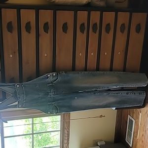 Old Navy girls denim overalls size 14 EUC